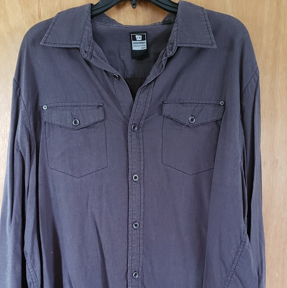 XL Ocean Current long sleeve dress shirt